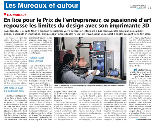 Ornatus 3D à l’honneur dans Actu.fr